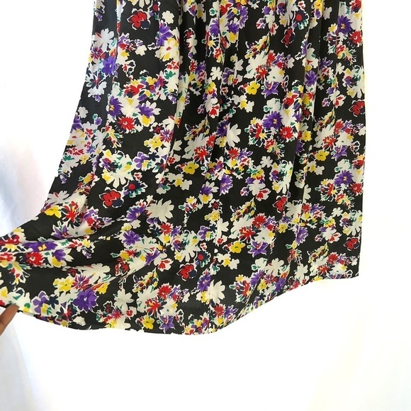 JAERGER SET BLOUSE SKIRT 2 PIECES SET BUTTON DOWN BLOUSE FLORAL SKIRT PLUS 16 - Picture 8 of 16